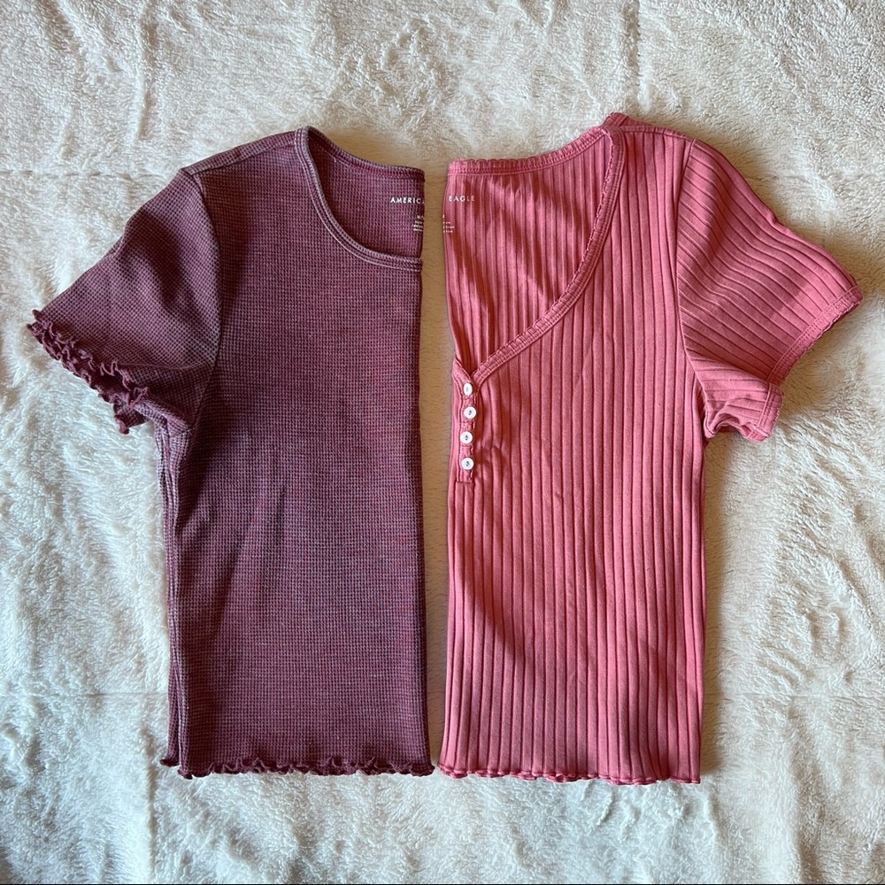 American Eagle Crop Tees